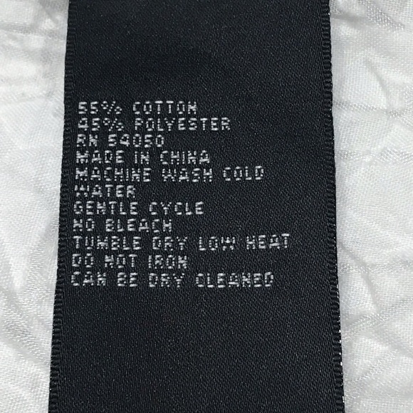 Jones New York white floral print shirt - Picture 7 of 8